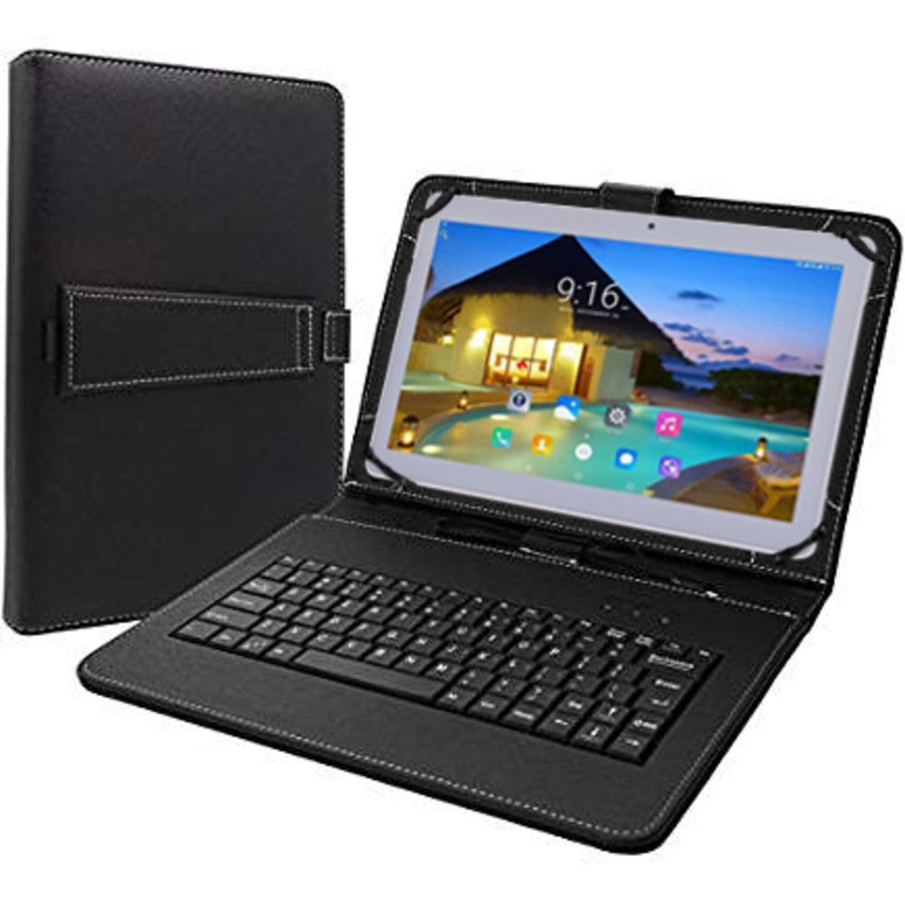 2018 Tagital Cell Phone Tablet PC 10.1-inch Android 6.0 Quad Core, Dual SIM, 1280x800 IPS Screen, Dual Camera, Unlocked GSM, 2G/3G Phablet Bundled Keyboard 2018 Tagital Cell Phone Tablet PC 10.1-inch Android 6.0 Quad Core, Dual SIM, 1280x800 IPS Screen, Dual Camera, Unlocked GSM, 2G/3G Phablet Bundled Keyboard